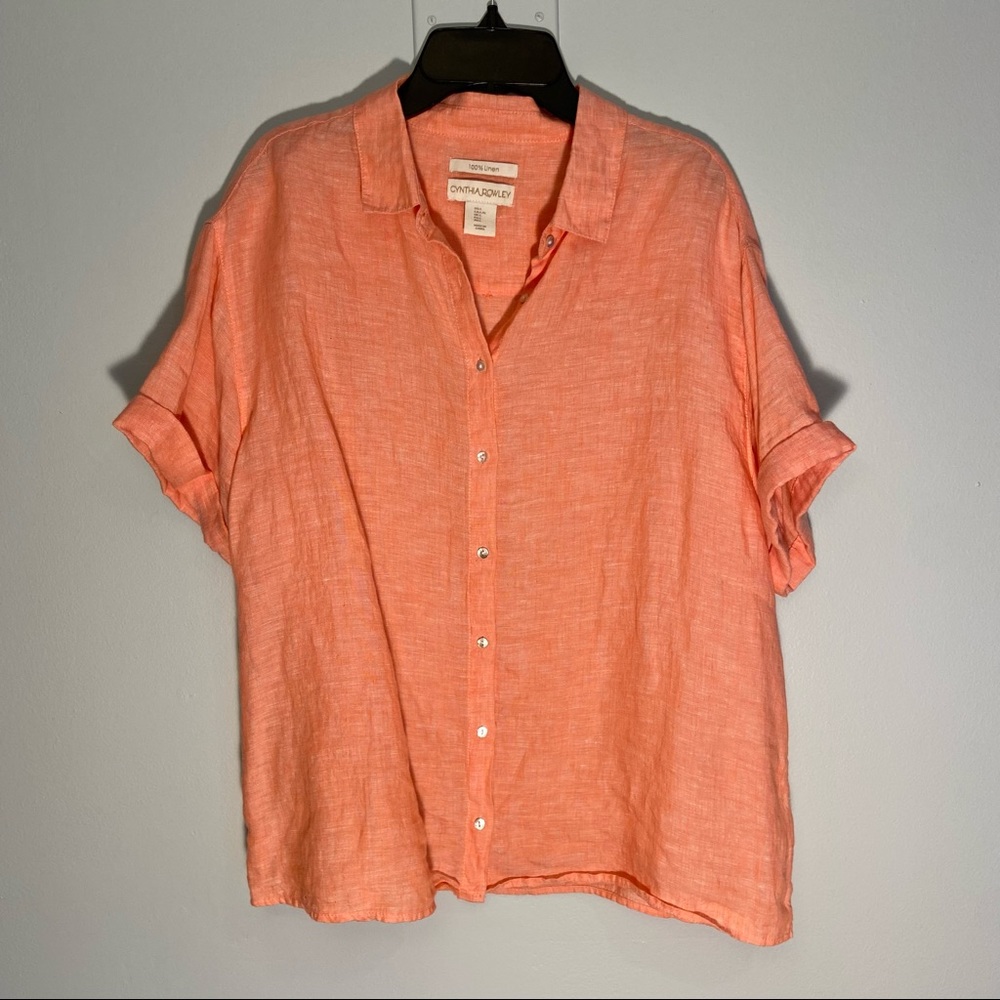 Cynthia Rowley linen shirt
